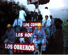 Carroza estudiantil.