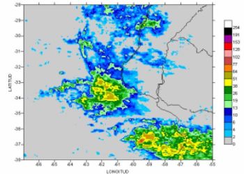 Precipitacin estimada - Reporte 24 horas  -17/11/2002-