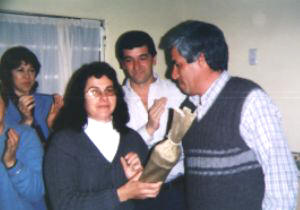 Gladys Bigliani y "Boqui" Garca.
